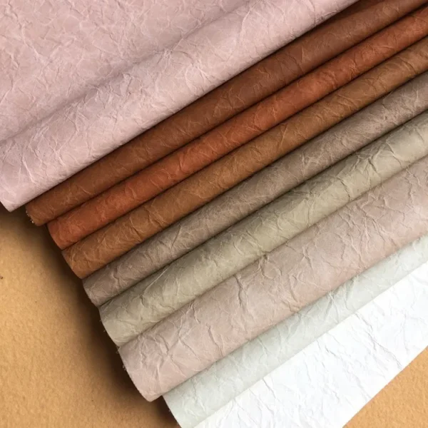 Leather Washed Shoe Material Bag Fabric - Image 7