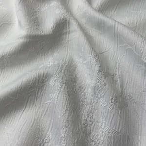New Jacquard Embossed Plum Embossed Crepe Three-dimensional Texture Dress Cheongsam Shirt Fabric