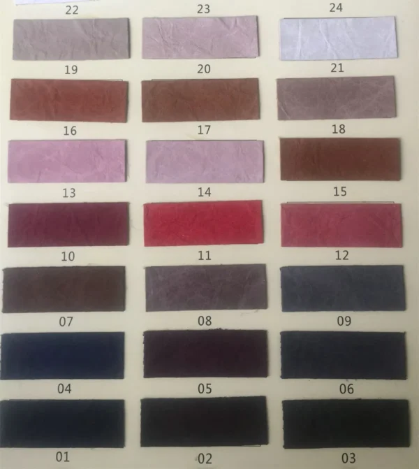 Leather Washed Shoe Material Bag Fabric - Image 5